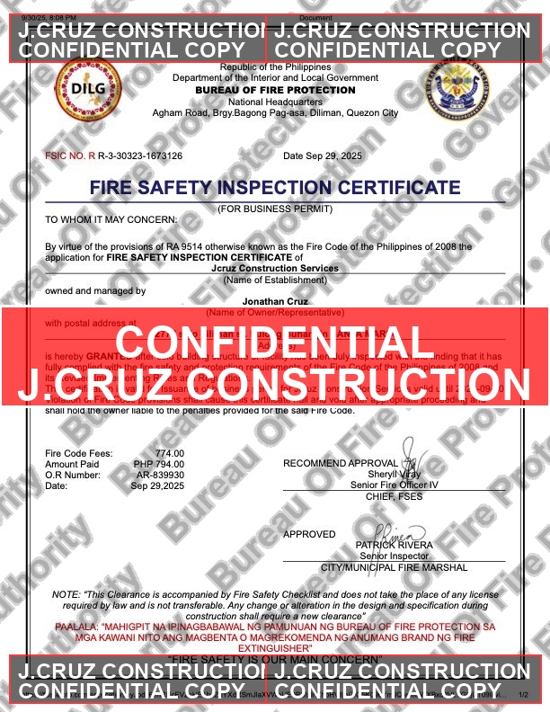 Bureau Of Fire Protection