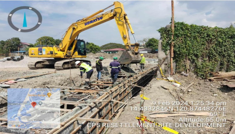 CP5 resettlement site development